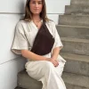 VIAMAJA Bæltetasker|Læder Tasker<Bumbag Donna Ruskind - Choko