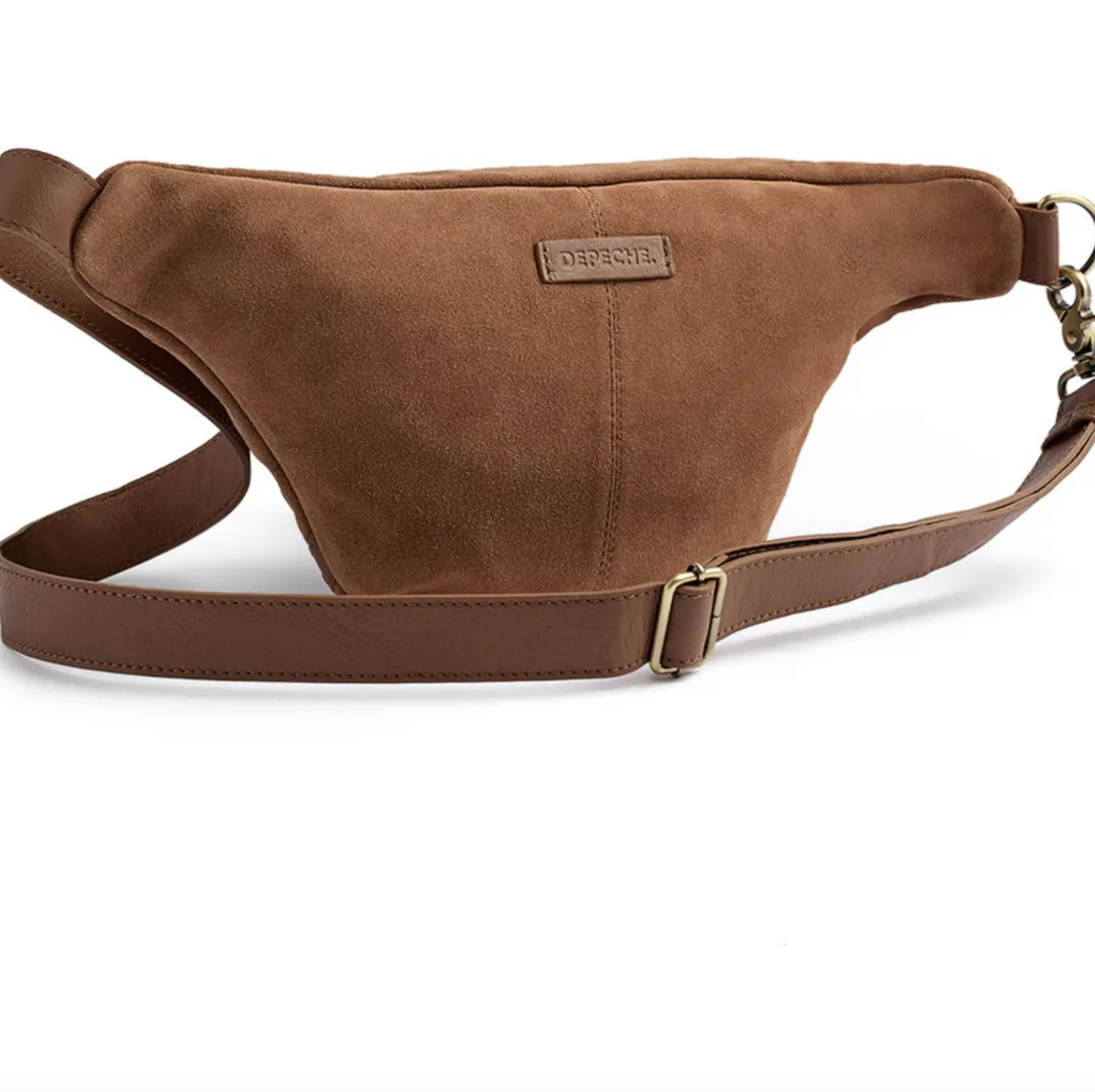 VIAMAJA Bæltetasker|Læder Tasker<Bumbag Donna Ruskind - Tan
