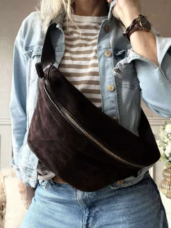 VIAMAJA Bæltetasker|Læder Tasker<Bumbag Julia Ruskind - Dark coffee