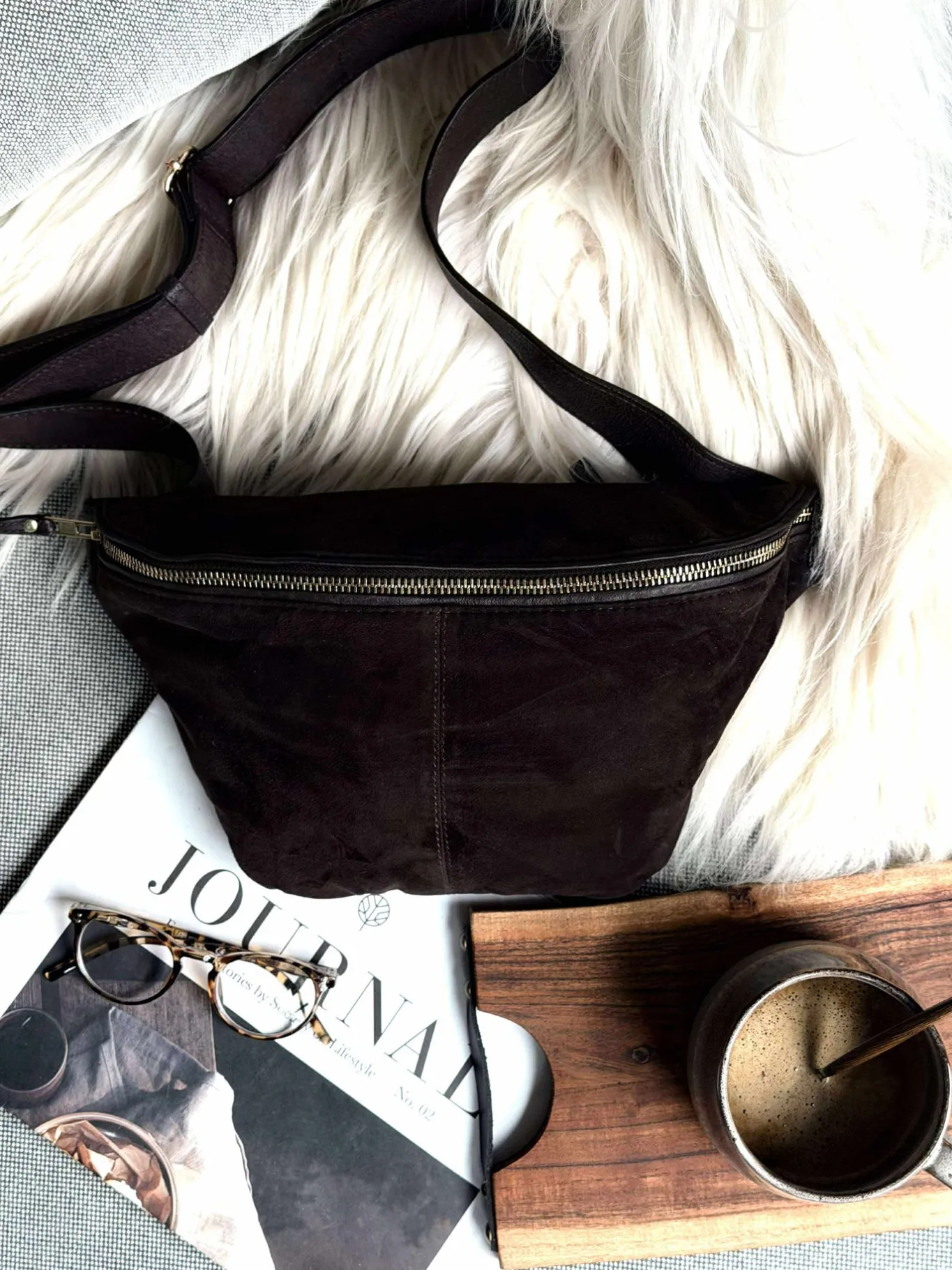 VIAMAJA Bæltetasker|Læder Tasker<Bumbag Julia Ruskind - Dark coffee