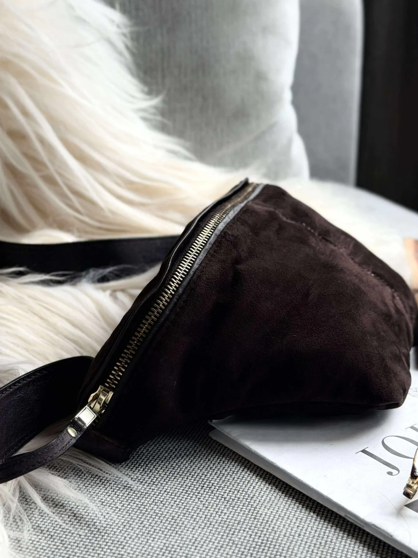 VIAMAJA Bæltetasker|Læder Tasker<Bumbag Julia Ruskind - Dark coffee