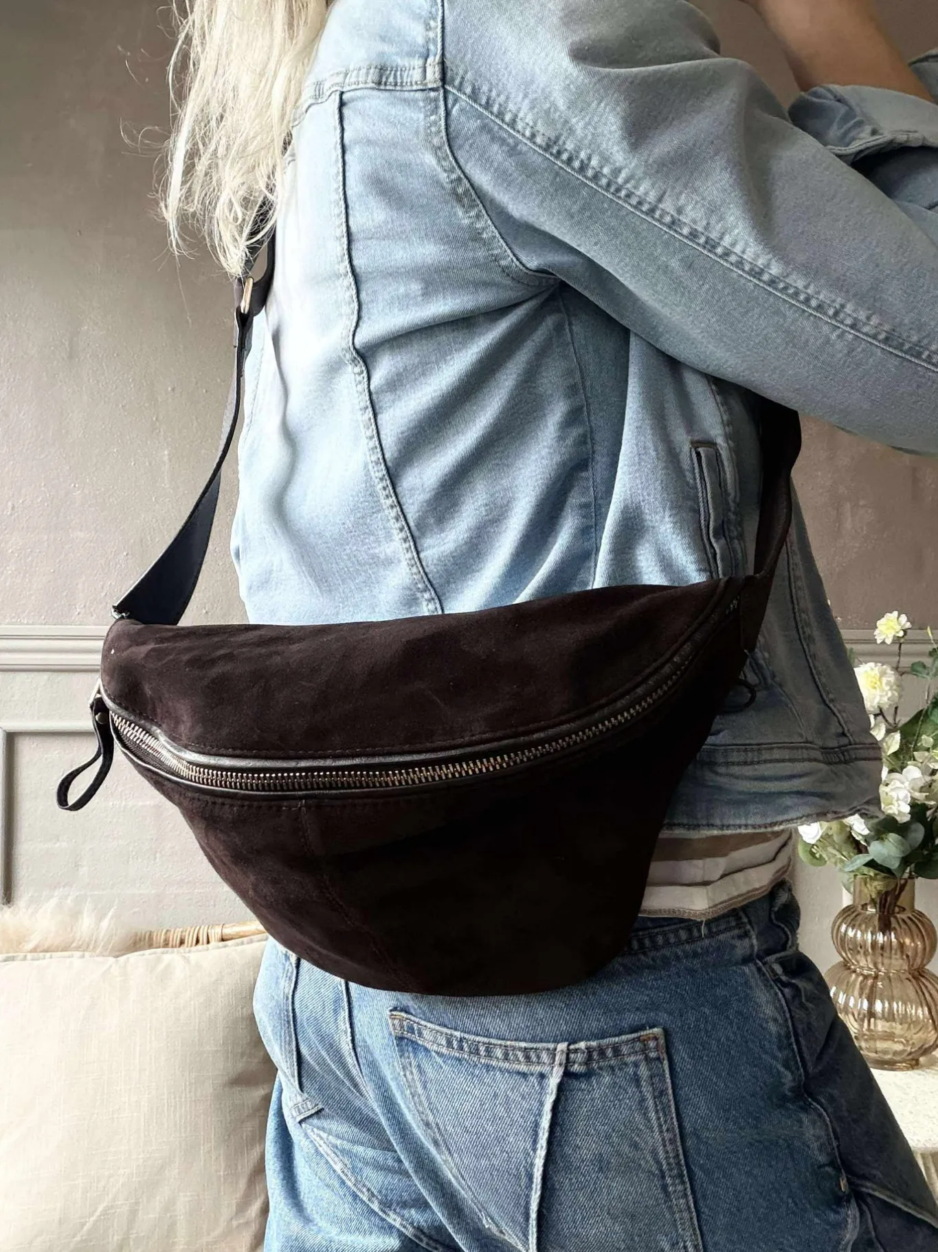 VIAMAJA Bæltetasker|Læder Tasker<Bumbag Julia Ruskind - Dark coffee
