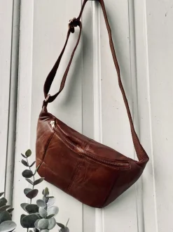 VIAMAJA Bæltetasker|Læder Tasker<Bumbag JUNE - Dark cognac
