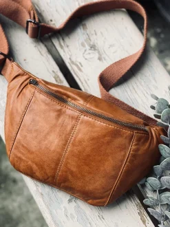 VIAMAJA Bæltetasker|Læder Tasker<Bumbag JUNE - Cognac