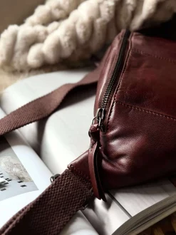 VIAMAJA Bæltetasker|Læder Tasker<Bumbag JUNE - New Dark cognac