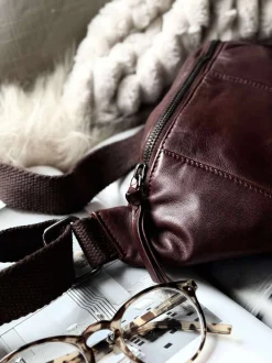 VIAMAJA Bæltetasker|Læder Tasker<Bumbag JUNE - New Dark cognac