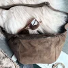 VIAMAJA Bæltetasker|Læder Tasker<Bumbag JUNE Ruskind - Nude brown