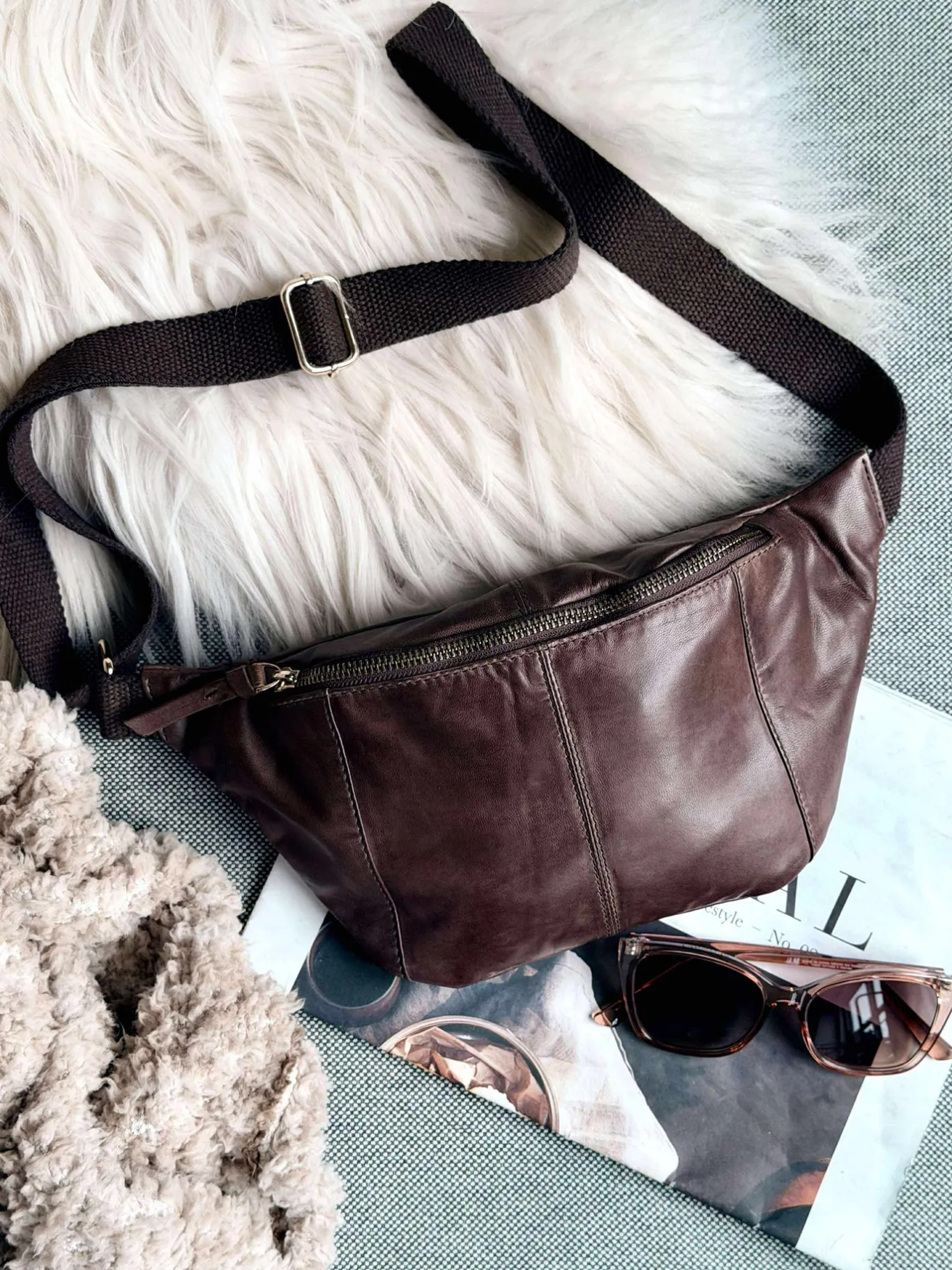 VIAMAJA Bæltetasker|Læder Tasker<Bumbag JUNE True Brown