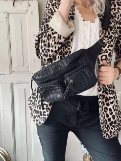 VIAMAJA Bæltetasker<Bumbag Kaya - Sort flet
