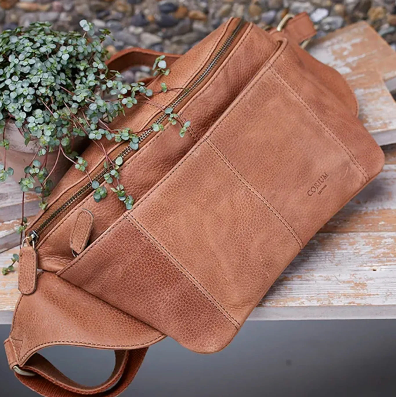 VIAMAJA Bæltetasker|Læder Tasker<Bumbag Large - Cognac