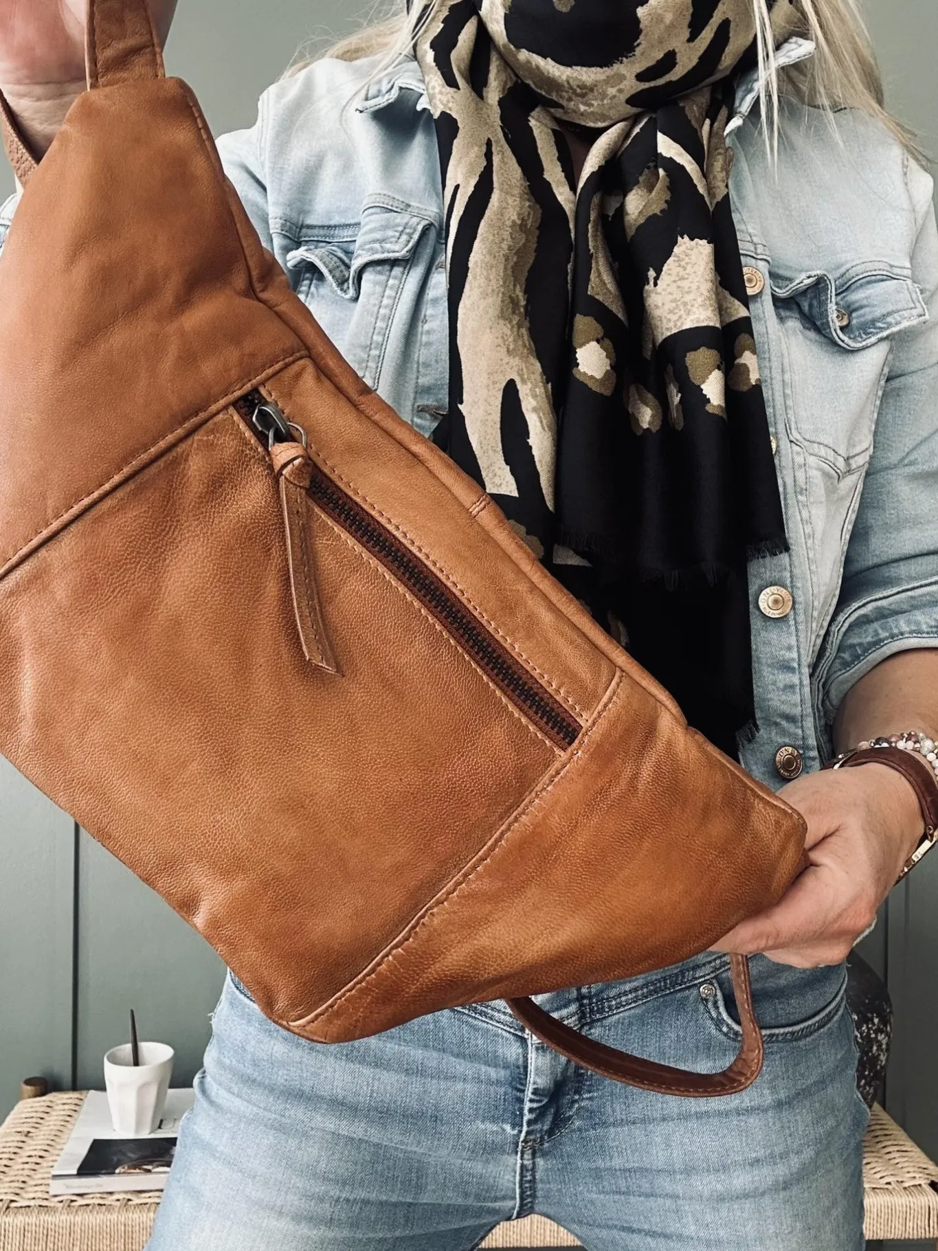 VIAMAJA Bæltetasker<Bumbag LOCK - Cognac
