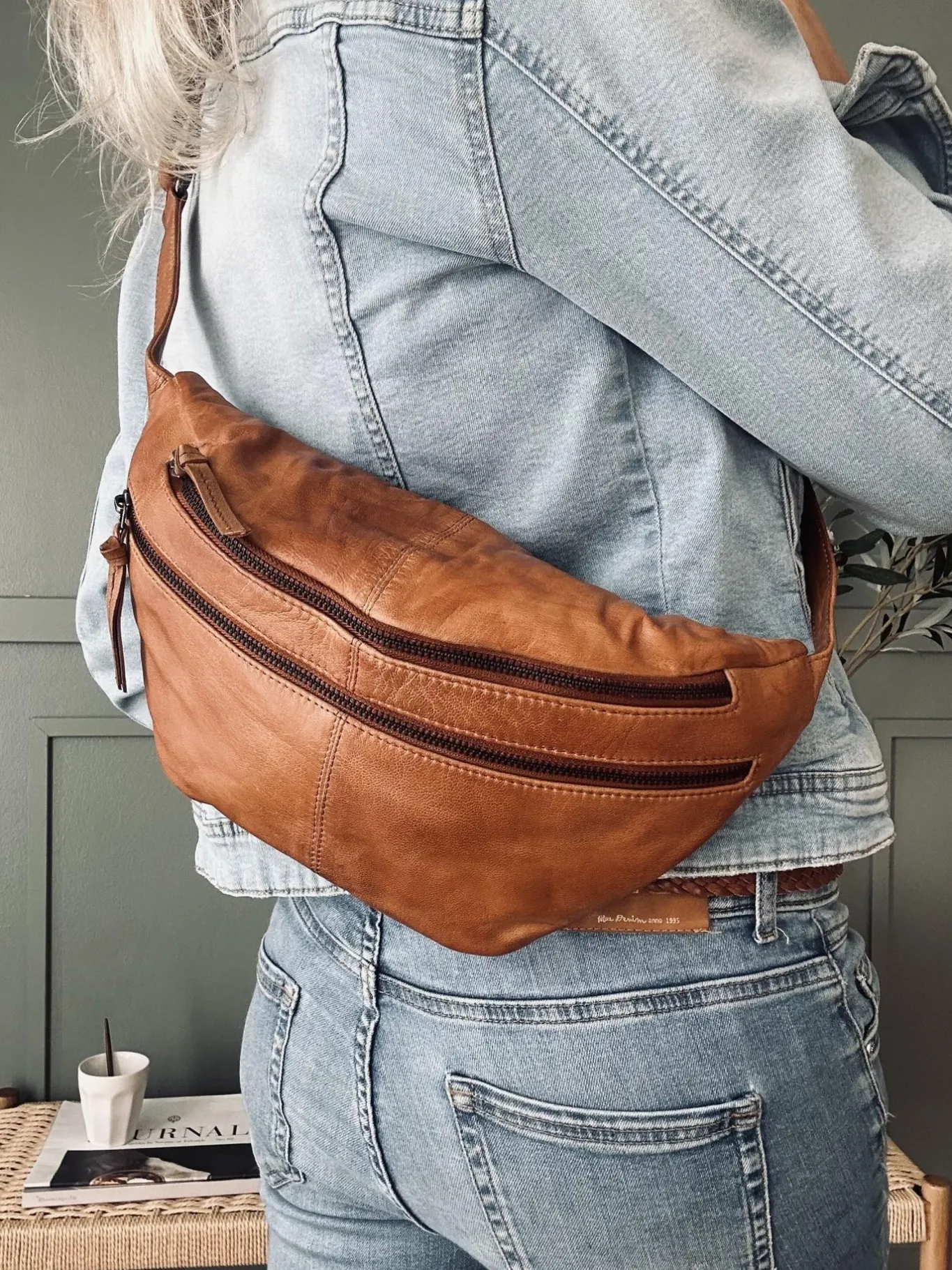 VIAMAJA Bæltetasker<Bumbag LOCK - Cognac