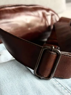 VIAMAJA Bæltetasker|Læder Tasker<Bumbag Olivia Dark Cognac