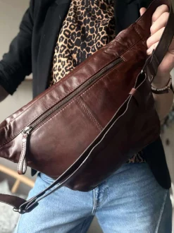 VIAMAJA Bæltetasker|Læder Tasker<Bumbag Olivia Dark Cognac