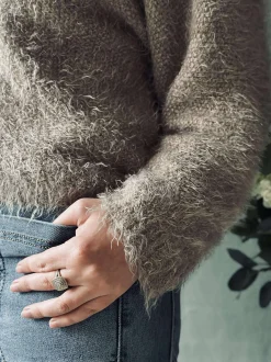 VIAMAJA Cardigans<Cardigan Dakota - Dark fango