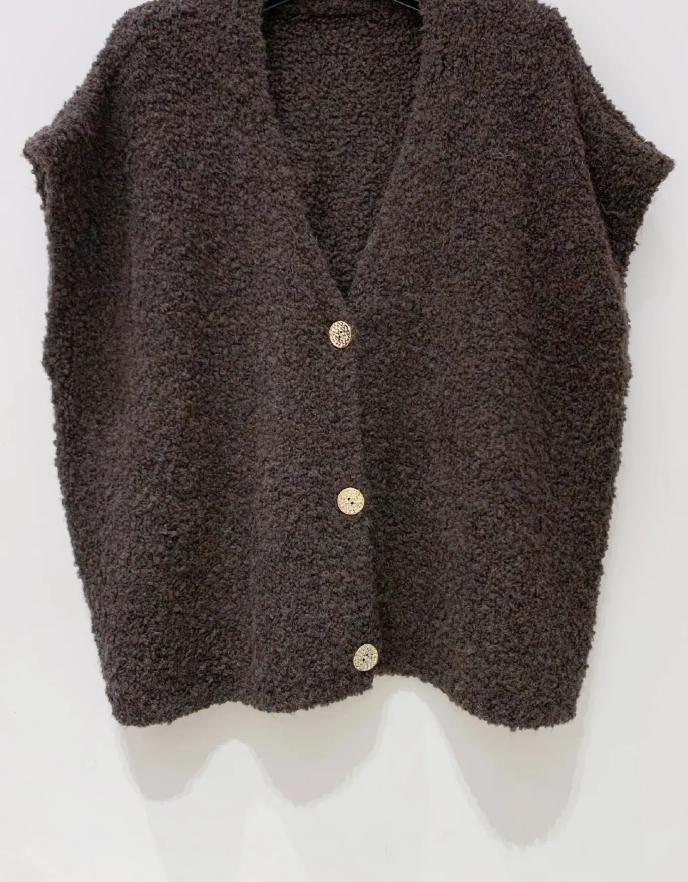 VIAMAJA Cardigans<Cardigan med kort ærmer - Brown