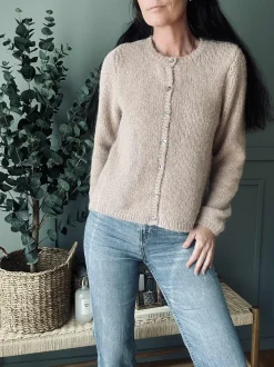 VIAMAJA Cardigans<Cardigan Sofia - Dusty rose