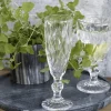 VIAMAJA Krus, Kopper Og Glas<Champagneglas m. diamantudskæring