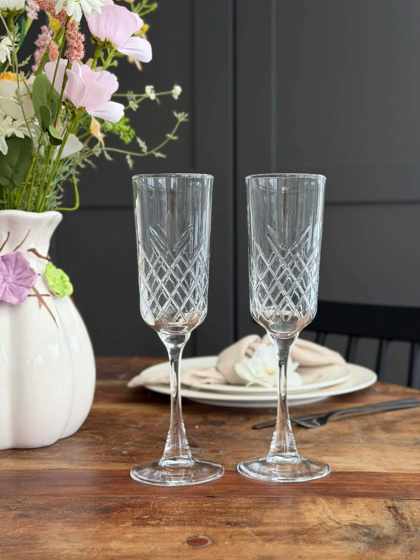VIAMAJA Krus, Kopper Og Glas|Alt Til Vin<Chanpagne glas - 2 stk