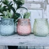 VIAMAJA Stearinlys|Stearinlys<Citronella lys - Mix i farvet glas