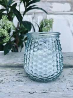 VIAMAJA Stearinlys|Stearinlys<Citronella lys - Mix i farvet glas