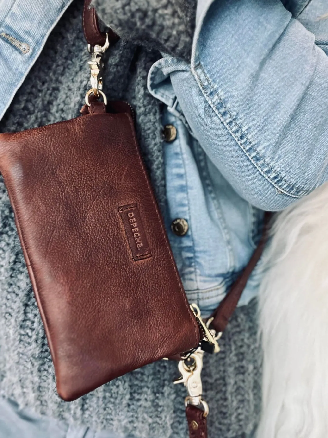 VIAMAJA Clutch|Cross Body<Clutch / skindtaske - Brandy
