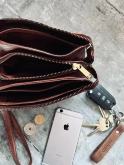 VIAMAJA Clutch|Cross Body<Clutch / skindtaske - Brandy