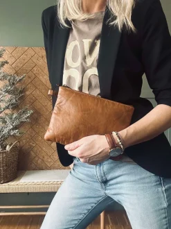 VIAMAJA Clutch|Håndtasker<Clutch Alba - Cognac