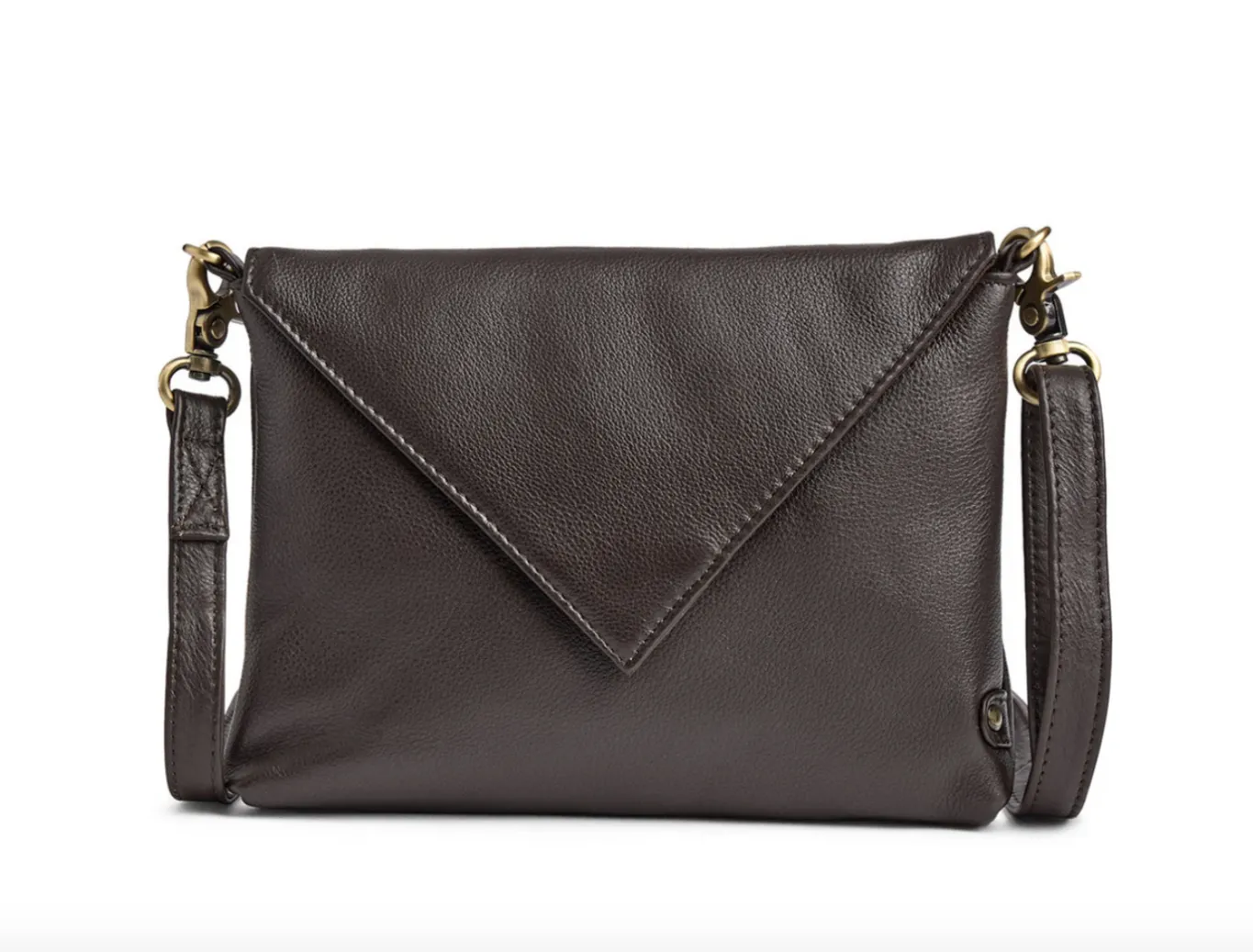 VIAMAJA Clutch<Clutch Aura - Dark mocca