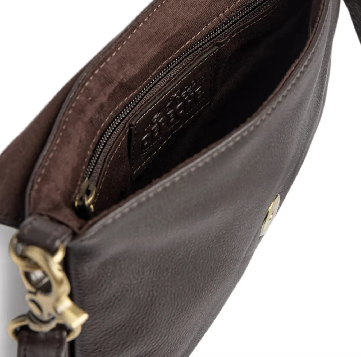 VIAMAJA Clutch<Clutch Aura - Dark mocca