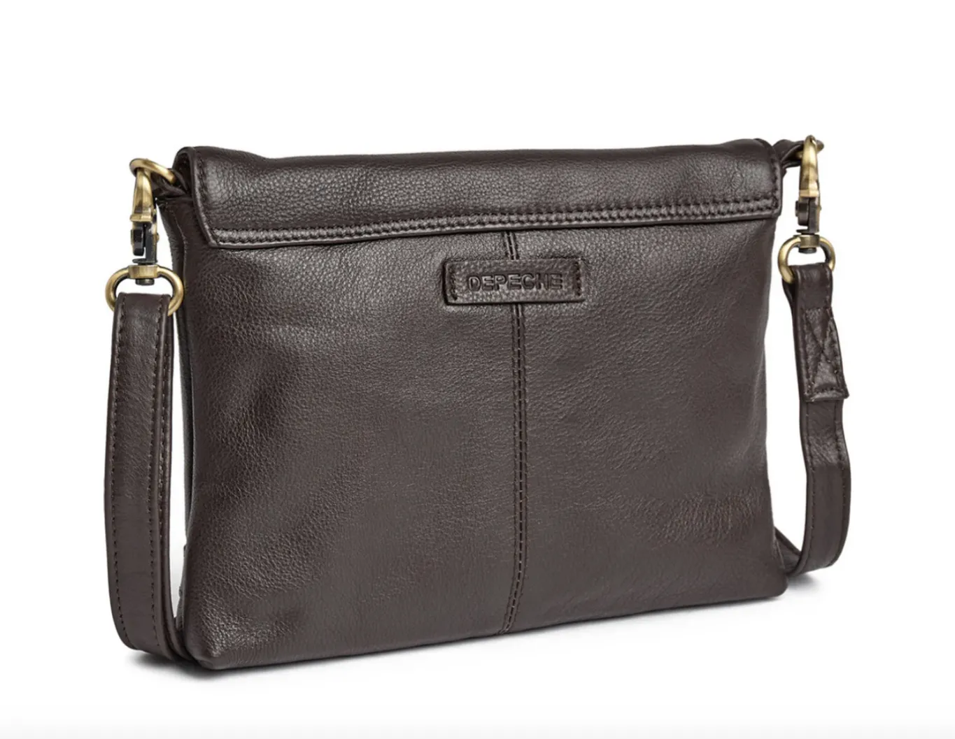 VIAMAJA Clutch<Clutch Aura - Dark mocca