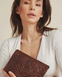 VIAMAJA Clutch<Clutch Boheme Brandy – Handmade