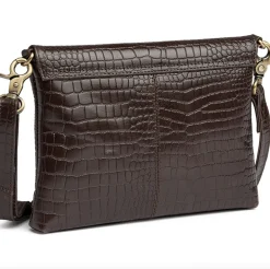 VIAMAJA Clutch|Cross Body<Clutch croco i skind - Brown
