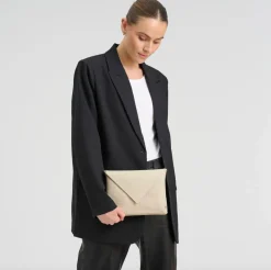 VIAMAJA Clutch|Cross Body<Clutch croco i skind - Sand