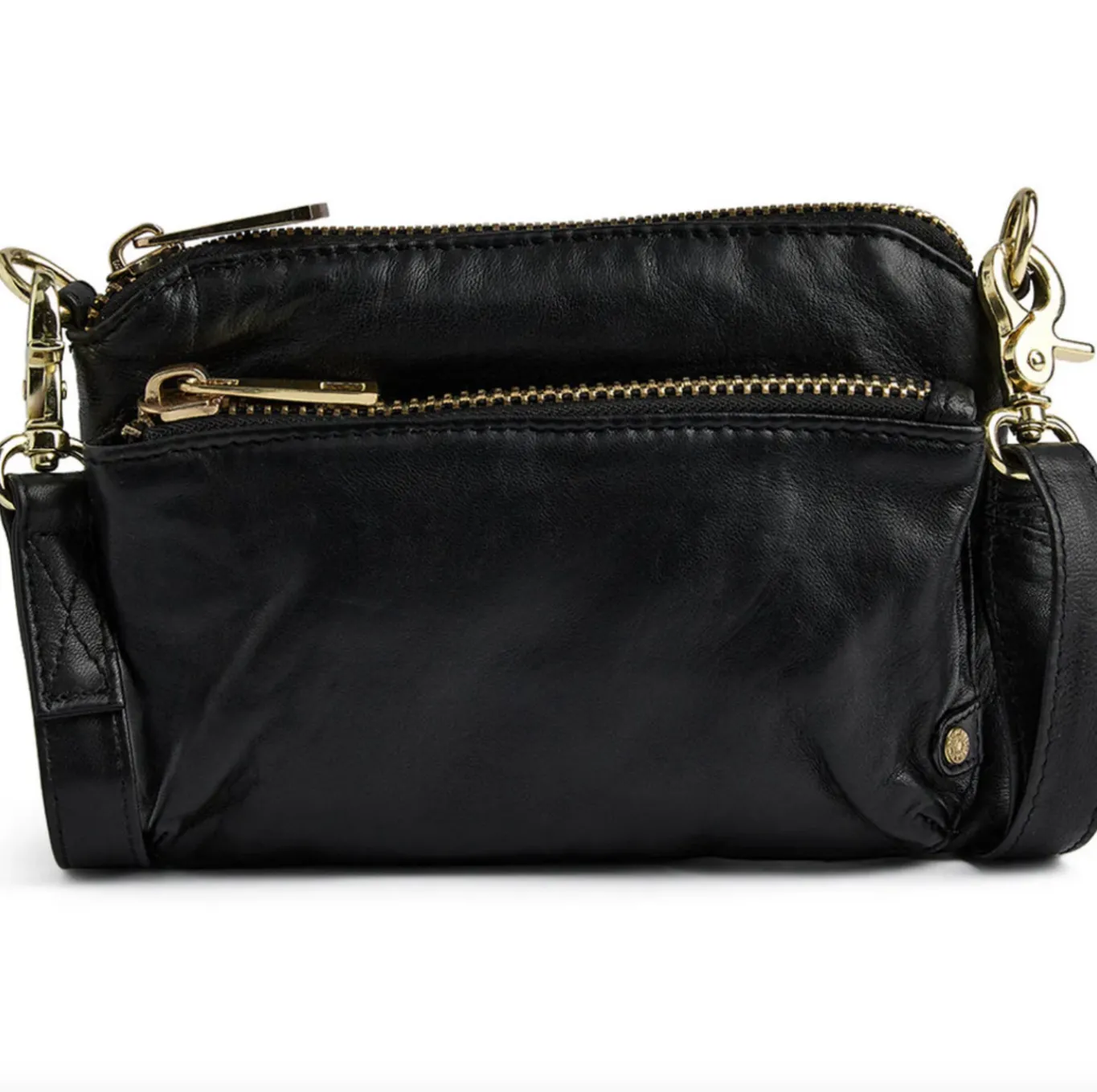 VIAMAJA Clutch<Clutch crossover - Black / gold