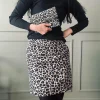 VIAMAJA Clutch|Håndtasker<Clutch Grey leopard leather