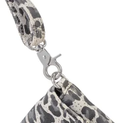 VIAMAJA Clutch|Håndtasker<Clutch Grey leopard leather