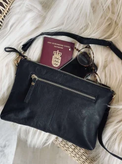 VIAMAJA Clutch<Clutch i sort skind