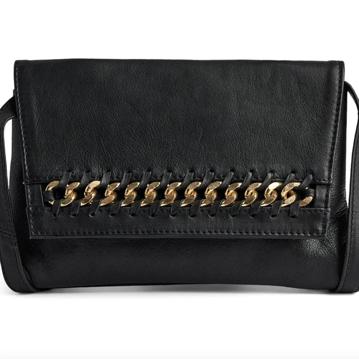 VIAMAJA Clutch|Restparti<Clutch med guldkæde - Small