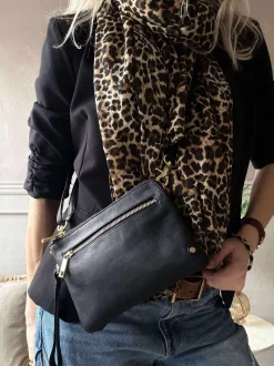 VIAMAJA Clutch|Cross Body<Clutch Selma- Black / gold