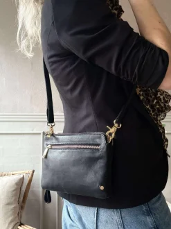 VIAMAJA Clutch|Cross Body<Clutch Selma- Black / gold