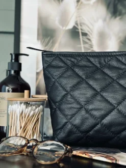 VIAMAJA Clutch|Toilettasker<Clutch SOFT LEATHER – Black