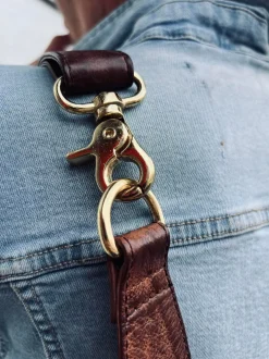 VIAMAJA Bæltetasker|Læder Tasker<Cool Buffy Bumbag i smørblødt læder - Brandy