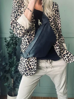 VIAMAJA Bæltetasker|Læder Tasker<Cool Buffy Bumbag i smørblødt læder - Midnight Blue