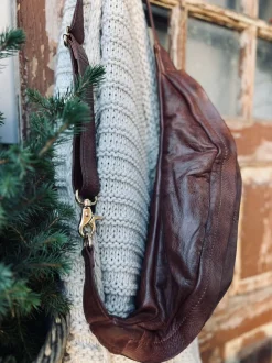 VIAMAJA Bæltetasker|Læder Tasker<Cool Buffy XL Bumbag i smørblødt læder - Brandy