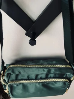 VIAMAJA Cross Body<Crossbody - Kaki Nylon