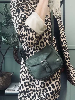 VIAMAJA Cross Body|Læder Tasker<Crossbody Aura Army