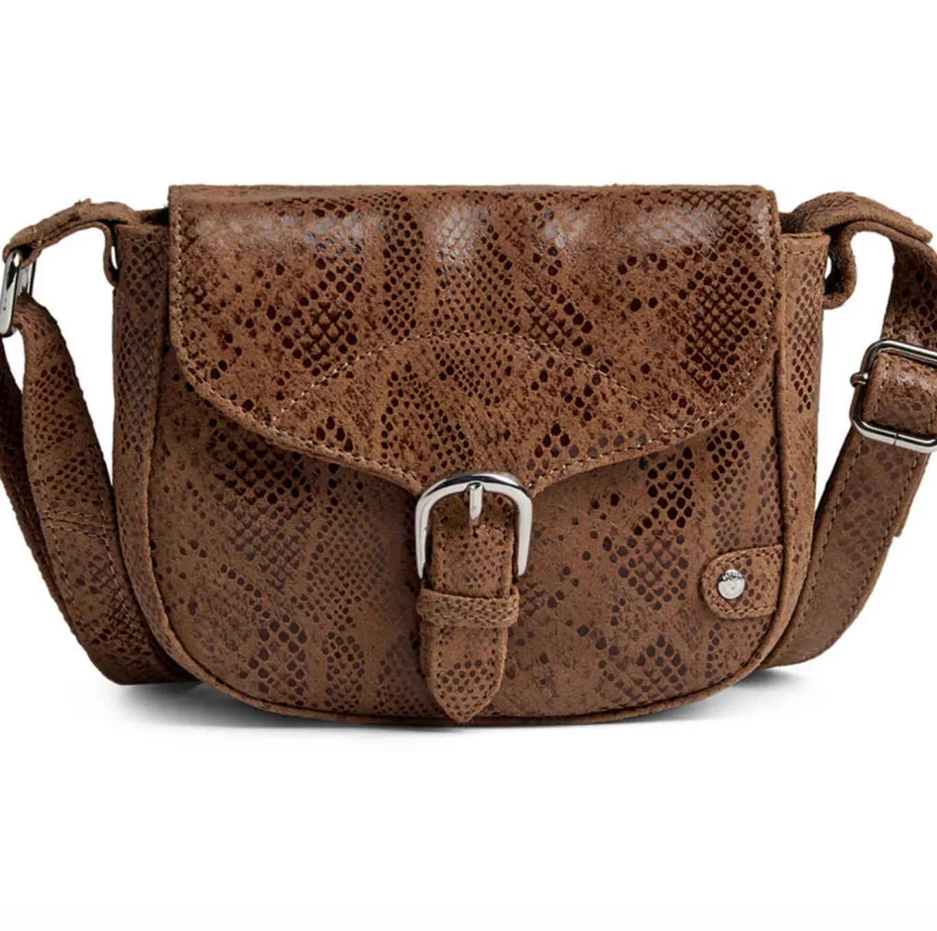 VIAMAJA Cross Body|Læder Tasker<Crossbody Aura Snake - Camel