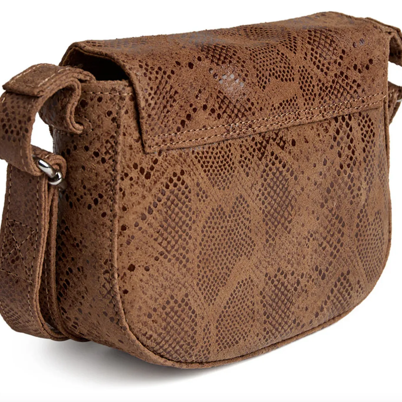 VIAMAJA Cross Body|Læder Tasker<Crossbody Aura Snake - Camel