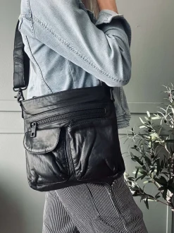VIAMAJA Cross Body|Læder Tasker<Crossbody Black – Ultra blød